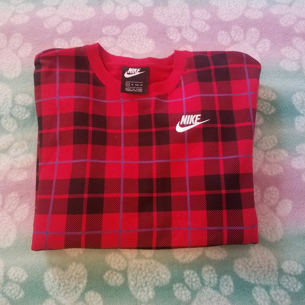 Plaid Nike Sweatshirt